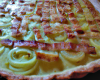 Tarte poireaux lardons Reblochon