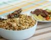 Crumble d'agneau au curry, légumes façon tajine