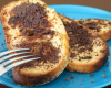 Pain perdu aux copeaux de chocolat