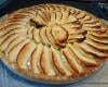 Tarte aux pommes nappée à l'abricotine