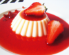 Panna cotta et gélifié de fraise Gariguette Label Rouge