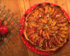 Tarte aux nectarines et pistaches concassées