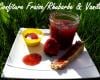 Confiture rhubarbe/fraise & vanille au Cooking Chef