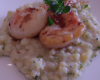 Risotto aux noix de Saint Jacques et gambas