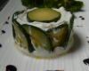 Timbale de saumon aux courgettes et au fromage frais