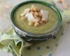 Soupe de courgettes, pois-chiche et parmesan