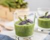 Gaspacho avec des asperges vertes