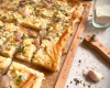 Tarte flambée au fromage blanc