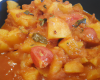 Curry de pommes de terre aux tomates