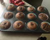 Muffins au cœur coulant de Nutella