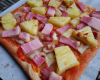 Pizza lardons ananas