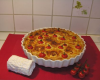 Tarte à la tomate, thon et Neufchâtel