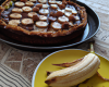 Tarte au chocolat et à la banane