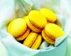 Macarons citron romarin