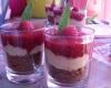 Verrine fraise-framboise spéculoos