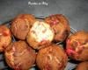 Muffins aux pralines roses