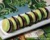 Macarons menthe-chocolat