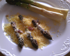 Asperges aux morilles et parmesan