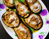 Aubergines grillées à la crème de Curry