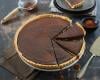 Tarte au chocolat noir et caramel au beurre salé