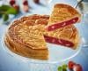 Galette fraise litchi