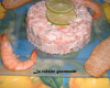 Tartare de saumon et crevettes au citron vert