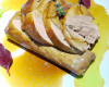 Rôti de dinde au foie gras