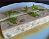 Terrine de volaille aux huîtres et poireaux, gelée aux  épices et effeuillée d'endives