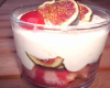 Trifle d'automne aux figues et framboises