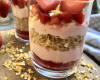 verrines de fraises au muesli