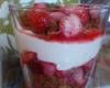 Verrine gourmande aux fruits rouges et aux spéculoos