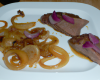 Magrets de canard et confit d'oignons au cidre Pays d'Auge