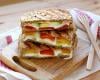 Croque-monsieur mozza avocat et poivron