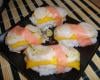 Sushis saint-jacques et mangue