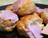 Gougères au reblochon et jambon