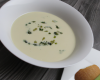 Potage de poireau au gorgonzola