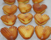 Madeleines cœur noisette