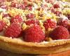 tarte framboise et noisette