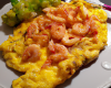 Omelette aux crevettes