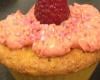 Cupcake coco-framboise