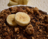 Crumble pommes, bananes et chocolat