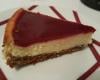 Cheesecake au chocolat blanc et aux framboises