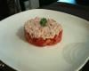 Tartare de tomate et thon