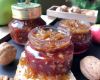 Confiture aux pommes et aux noisettes