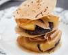 Mille feuilles de Gavottes aux pommes et boudin noir