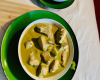 Curry vert de porc au lait de coco aux pommes fondantes