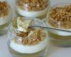 Pannacotta de roquefort sur gelée de muscat, crumble de châtaigne et noix