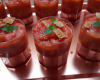 Verrines melba de tomate