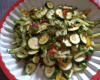 Salade de courgettes savoureuse