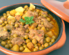 Tajine d'agneau aux petits pois facile